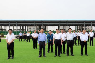 潍坊市委书记、市人大常委会主任惠新安带队对山东918博天堂健康产业园项目进行观摩点评