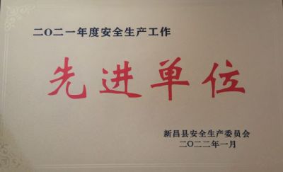918博天堂医药荣获2021年度安全生产工作先进单位