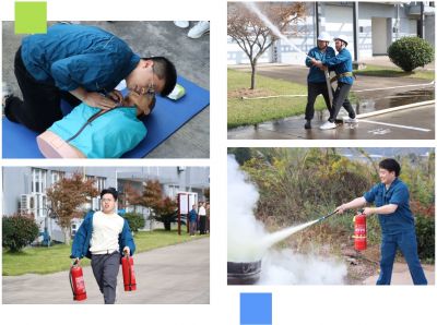 918博天堂医药新昌基地组织11.9消防技能竞赛活动